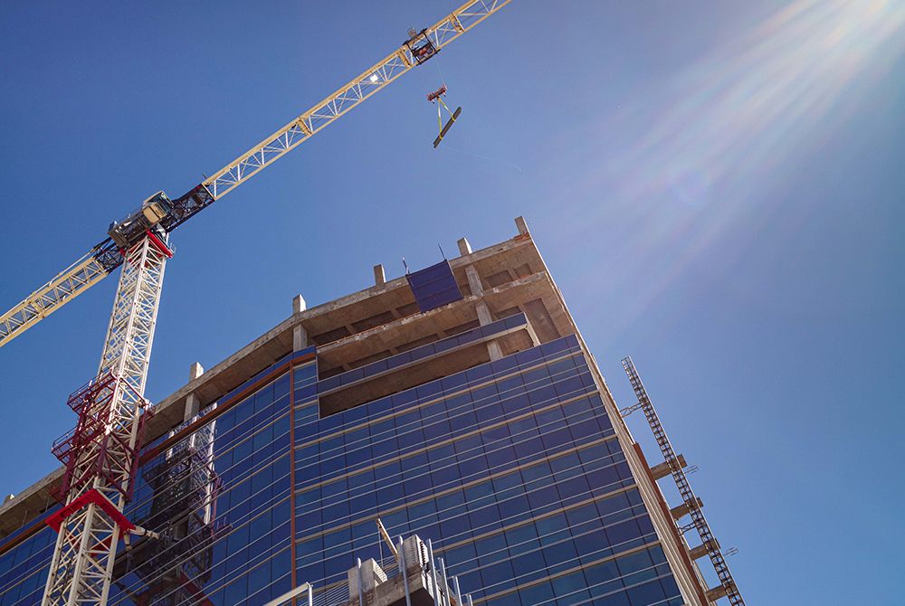WestStar Tower Reaches Construction Milestone Downtown's Newest High-Rise "Topped Off"