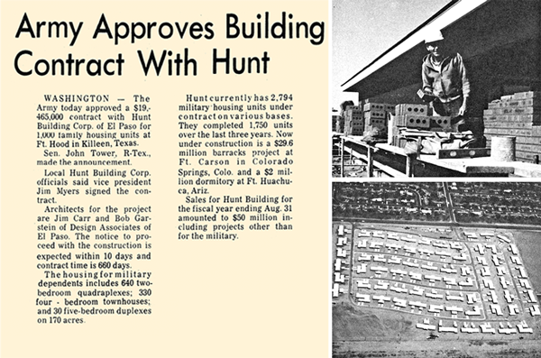 Military Housing Contract 1973